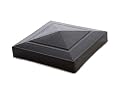 Plastic Post Cap, 4 x 4 inches, Nominal Dark Brown Color, 8 Pieces. Made in USA. Weather Resistant.Please, This Post Cap ONLY fits Posts Measuring 4 x 4 inches