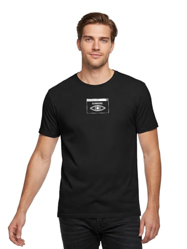 Image of Veirdo Men's T-Shirt Regular Fit Round Neck Pure Cotton Half Sleeve Graphics Printed T-Shirt Different Size Range S to 2XL