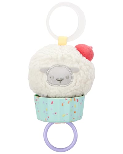 Image of Skip Hop Baby Car Seat Toy and Stroller Toy for Multi Sensory Play with Jingle Sound and Vibration Sweet Sheep Jitter Age 0+