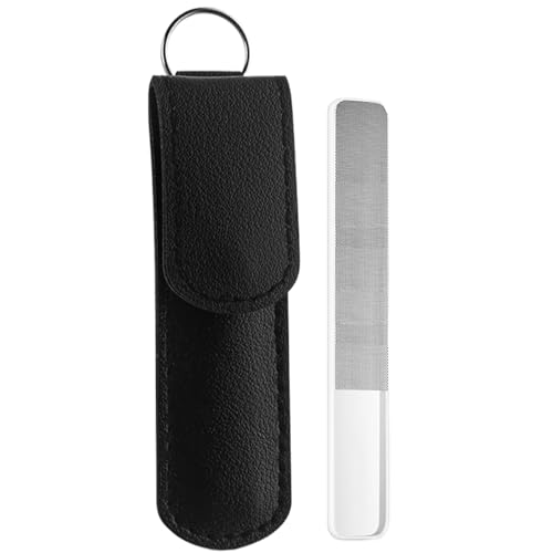 Limas de Vidrio para Uñas - Antideslizante para Uñas - Herramienta Reutilizable para Pulir para Adultos Manicura, Salón, Hogar, Spa y Viajes