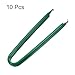 HARFINGTON 10Pcs IC Chip Extractor IC U Shape Puller Stainless Steel with Insulated Vinyl Grip Motherboard Circuit Board Component Puller Chip Extractor for PCB Removal Tool, Green