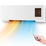 Calefactor Electrico para Hogar, 1500W Calefactor Eléctrico Aire Acondicionado Portátil, 6H Temporizador, Pantalla LED...