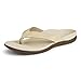 Vionic Women's Tide Rhinestones Thong Sandal Champagne 8 M US