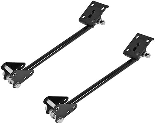 ALMULOO Traction Tie Bar Compatible with 1973-1987 GMC Chevrolet C10 C15 Powder Coated Steel Black