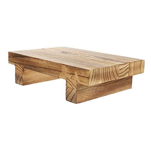 Cabilock Wooden Step Stool Home Footstool Small Stool for Boys and Girls Decorative Rack