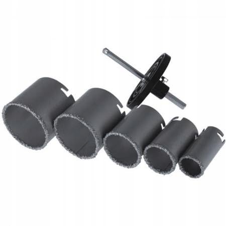 Dedra DED1517 Kit de scie cloche à glaçure 5pcs