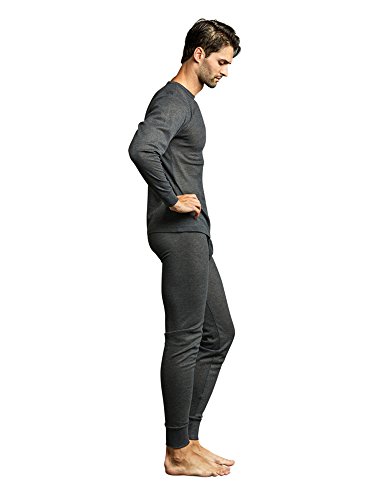 Luxury Divas Men's Thermal Crew Neck Top & Bottoms Long Johns Underwear Set3