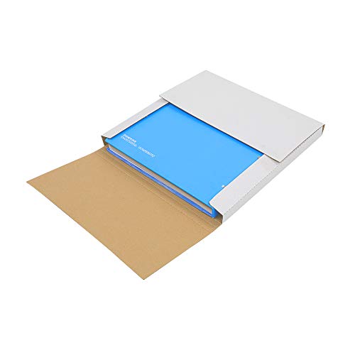 Kshioe 25 Packs White Vinyl Record LP Shipping Mailer Boxes, 12.5in*12.5in*1in Record Mailers, Album...