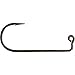 Mustad Jig Hook, 90º, 2X Strong, Forged, Eyed - 1/0, Black Nickel