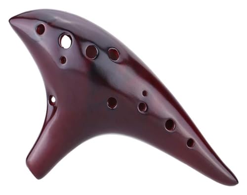 Ocarina en céramique à 12 trous en do, le cadeau musical parfait pour petits et grands