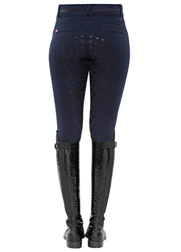 SPOOKS Sarina Full Grip - Pantalones de equitación (talla XXS-XL) azul marino S