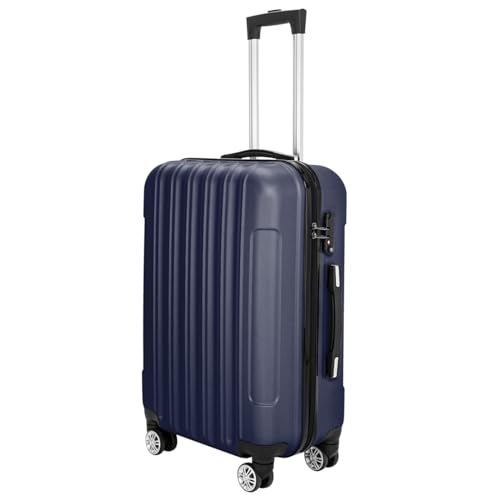 3-in-1 Multifunctional Large Capacity Traveling Storage Suitcase Luggage Set Navy Blue4