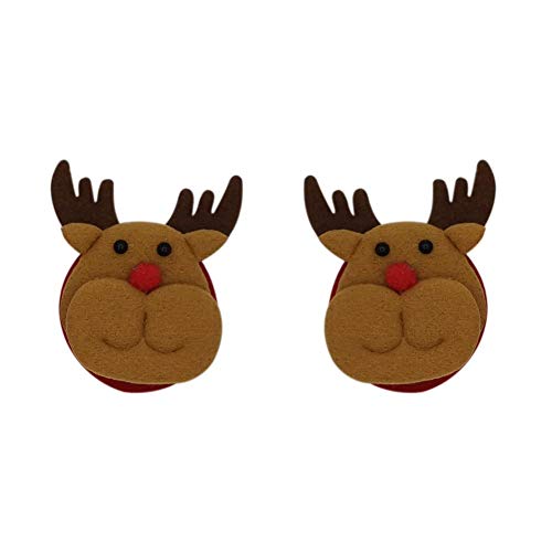 Rikey Sexy Bra Tape Silicona Nipplecover Mujeres Invisible Brassy Tape Árbol de Navidad Muñeco de Nieve Patrón Resuable