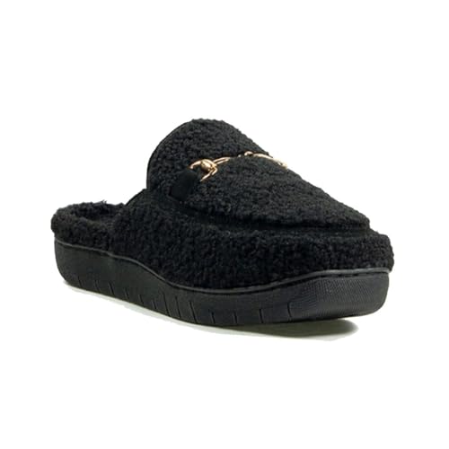 ARIAT Women's Indoor/Outdoor Warm Comfortable Moc Toe Slip-On Style Lexington Snaffle Mule Slippers3
