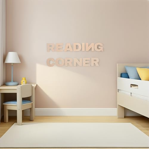 Adhesivos de pared de madera BETOOKY para decoracion de rincon infantil 8