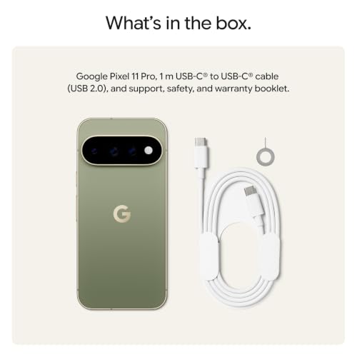 Google Pixel 11 Pro – Smartphone Android débloqué - Olive, 256GB - 13