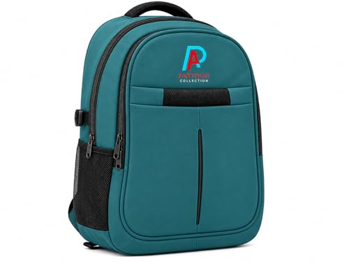 Image of Laptop Backpack for Men & Women | Durable Polyester Office, College & School Backpack | Lightweight Travel Bag with Spacious Compartments, Side Pockets & Compression Straps |