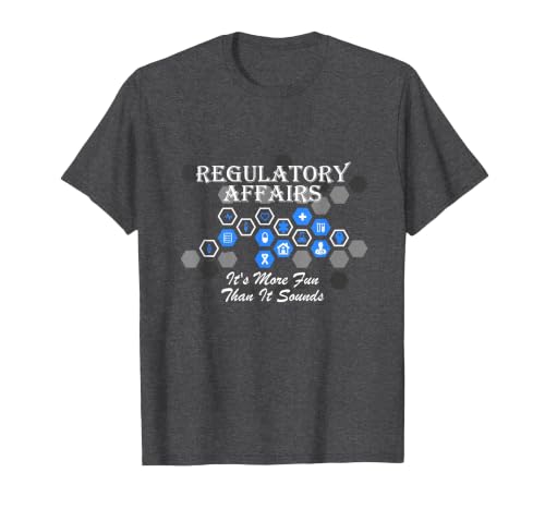 Regulatory Affairs Tshirt T-Shirt, Men, Dark Heather Grey, Large