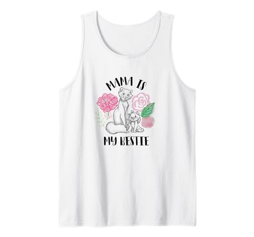 Camiseta de Los Aristogatos de Disney de tirantes con mensaje Mama Is My Bestie