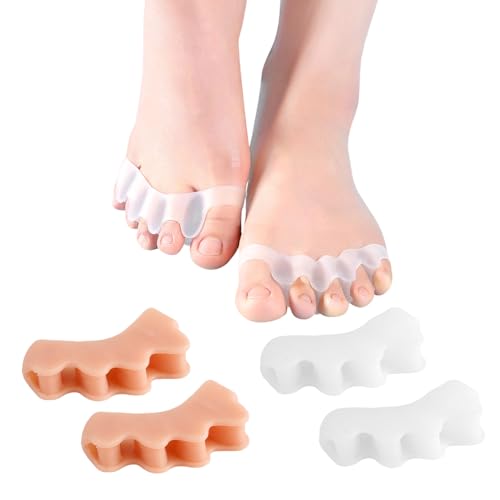 2 Pares Separadores De Dedos De Los Pies, Separador Dedos Juanete Silicona