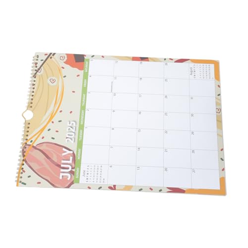 Angoily Parete Mensile Con Blocchi Date Grandi Spirale Per Uffici e Pianificazione Personale Con Decorativi