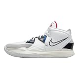 Nike mens Kyrie Infinity Basketball Shoe, White/Black/University Red/Photon Dust, 10.5