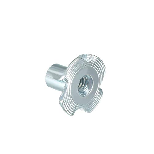 uxcell M4 4 Pronged Tee Nut T-Nut for Table Legs Rock Climbing Wall Woodwork Holds Wood Cabinetry 100Pcs - Thumbnail 4