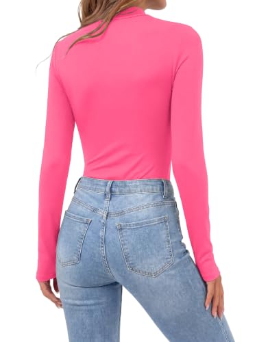 Image of OPOIPIN Women's Long Sleeve Basic Bodysuit