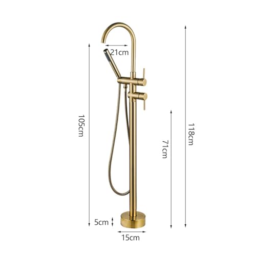Robinet de baignoire rotatif noir pour spa et maison moderne - 4