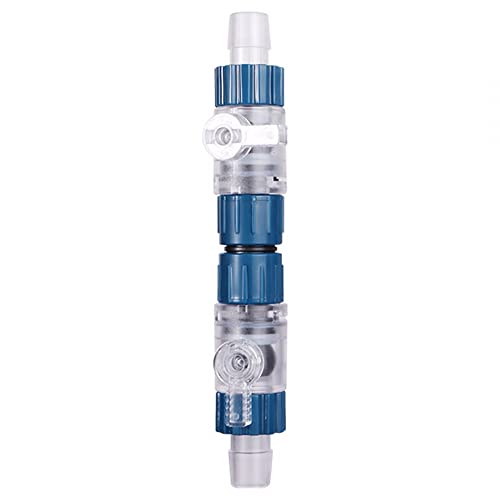 Image of MiOYOOW Aquarium Hose Valve, Fish Tank Hose Connector Fishbowl Water Flow Control Valve with Quick Release Handle for Aquariums Fish Tanks