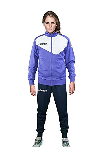 Rebeca Shop Legea M1110 Mexique Combinaison de Sport pour Homme avec Veste et Pantalon - Bleu - Small