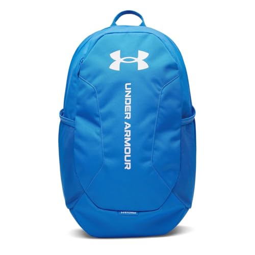 Under Armour UA Hustle Lite Mochila - Azul Atlantis/Blanco - OSFM, Azul Atlantis/Blanco, One Size
