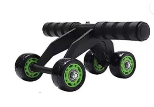 4-Wheel AB Roller – Abdominal Exerciser for Home Fitness Workout