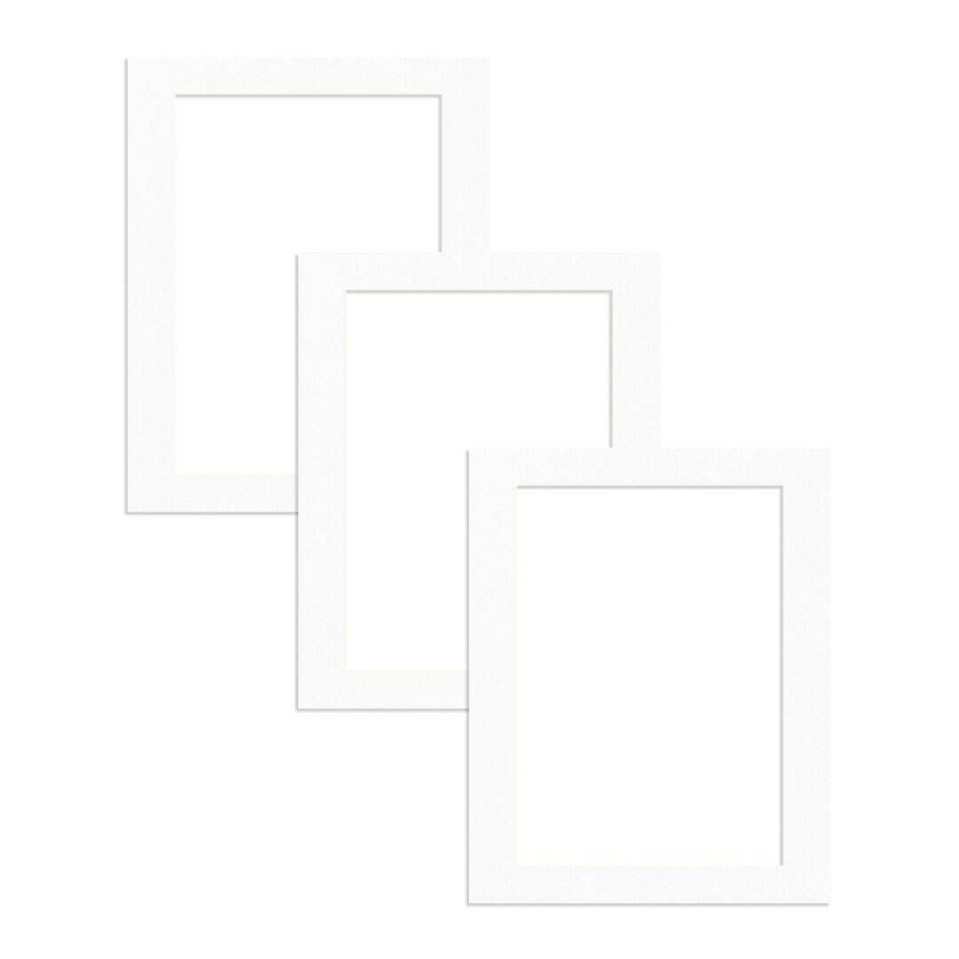 Alison Kingsgate 20X16 White Picture for Frame- A3 Aperture - Pack 3