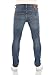 MUSTANG Jeans Herren Stretch Slim Fit Vegas Jeanshose Hose Denim, Länge:34L, Farbe:Denim Blue (5000-583), Weite:44W
