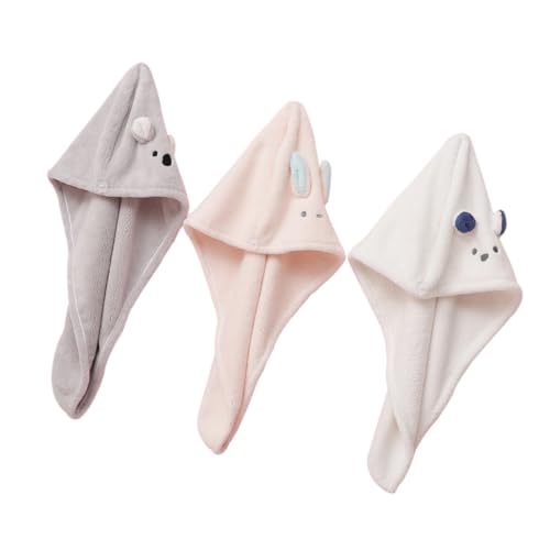 FOYTOKI Super Absorbent Cloth Hair Drying Cap Set Hair Dryer Cap Towel Wrap for Quick Dry