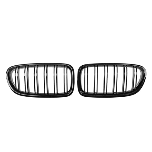 Grille Calandre Centrale Noir Mat pour BMW Série 5 F10 F11 F18 de 2010 à 2017