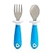 Munchkin Raise Toddler Fork & Spoon Set, Blue