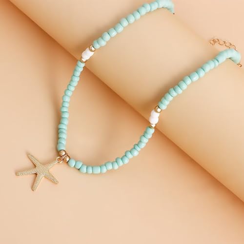 Bijoux colorés à la mode collier mignon perles style été boho - 2
