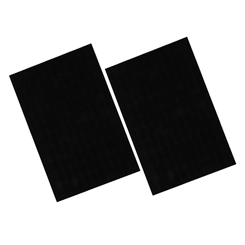 LIFKOME 2pcs Box Jewelry Sponge Pad Black Necklace Black Foam Padding Black Velvet Choker Jewelry Foam Inserts Ring Box Cushion Insert Coquette Aesthetic Room Decor Jewelry Box Cushion