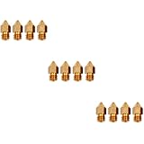 Operitacx 72 Stück Druck Mm / Ersatzdüsen Kopf Messing Filament für Ender Mm Teil D Kit Drucker. Extruderköpfe Goldene Düse. Mm