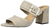 Bella Vita Women's Tory Dress Sandal Mule, Stone Kidsuede Leather, 6 Narrow