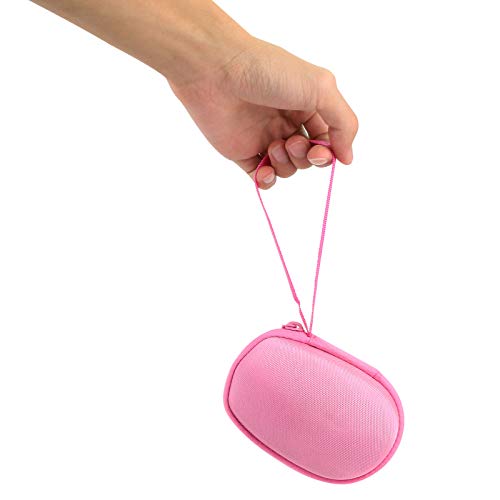 Image of co2crea Hard Travel Case for Logitech MX Anywhere 2 3 Gen 2S Wireless Mobile Mouse (Pink Case)