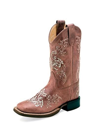 Old West Boots Girl's Rose Stitch (Toddler/Little Kid)