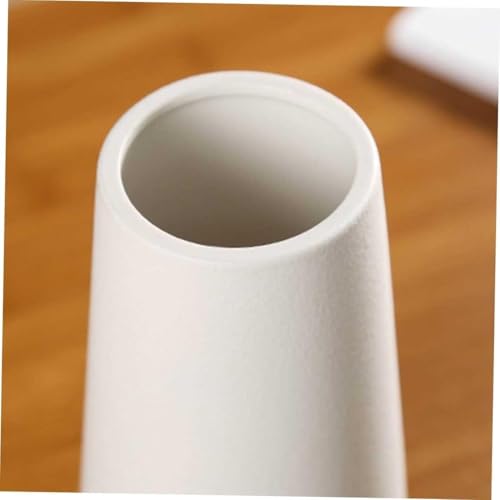 Vase en céramique blanc de qualité supérieure aux finitions soignées - 4
