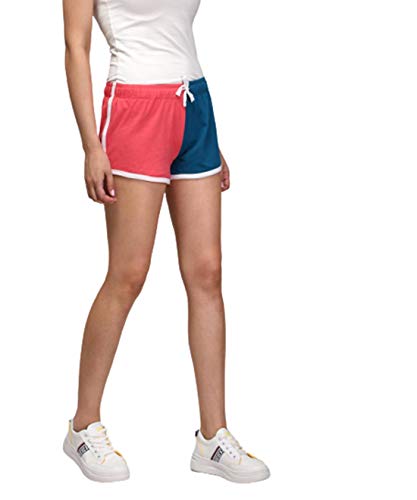 Image of KOTTY Women's Night Shorts(LightRed&Purple,26)