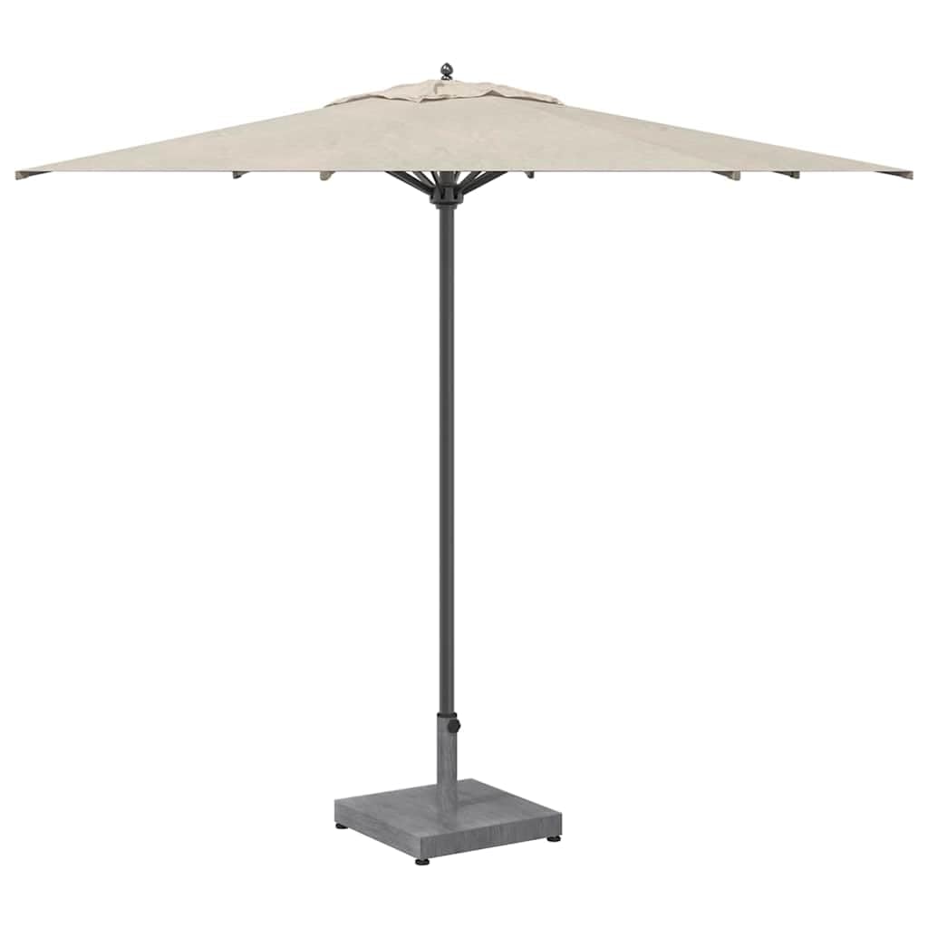 Stojak na parasol przeciwsłoneczny, ciemnoszary, wygląd drewna, 45 x 45 x 31,5 cm
