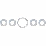 tooloflife 5 Stück Silikon Dichtungen Kompatibel mit Lay-Z-Spa, Bestway & Coleman, Ersatzteile Dichtungsringe für Whirlpool Pumpe - Gummiringe für Kupplung & Heizung