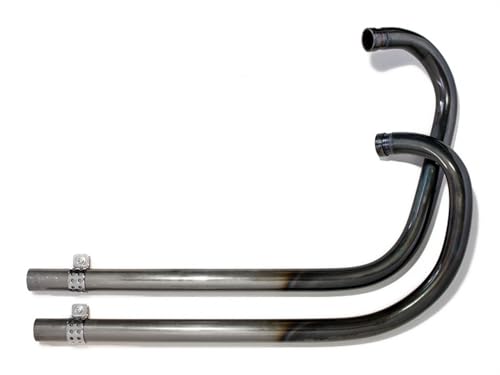 w650マフラー MOTOR ROCK W650/400用 オールドスタイル手曲げマフラー Type2