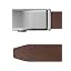 35mm Solid Alloy Buckle & Tobacco Brown Leather